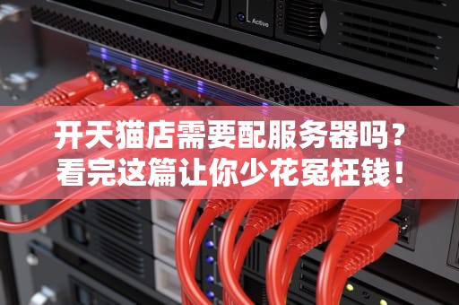 开天猫店需要配服务器吗？看完这篇让你少花冤枉钱！