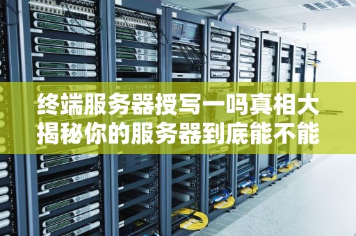 终端服务器授写一吗真相大揭秘你的服务器到底能不能一键搞定？