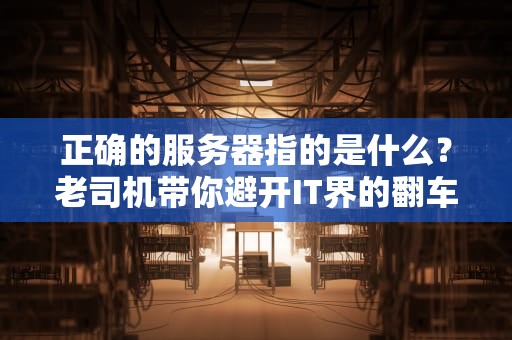 正确的服务器指的是什么？老司机带你避开IT界的翻车现场