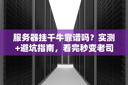 服务器挂千牛靠谱吗？实测+避坑指南，看完秒变老司机！