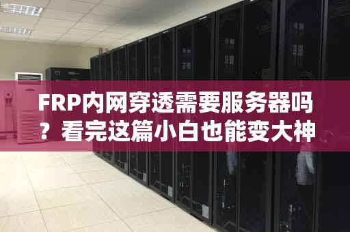 FRP内网穿透需要服务器吗？看完这篇小白也能变大神！