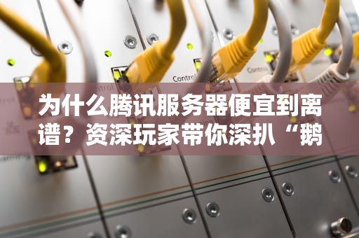 为什么腾讯服务器便宜到离谱？资深玩家带你深扒“鹅厂”套路！