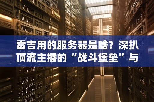 雷吉用的服务器是啥？深扒顶流主播的“战斗堡垒”与平民替代方案