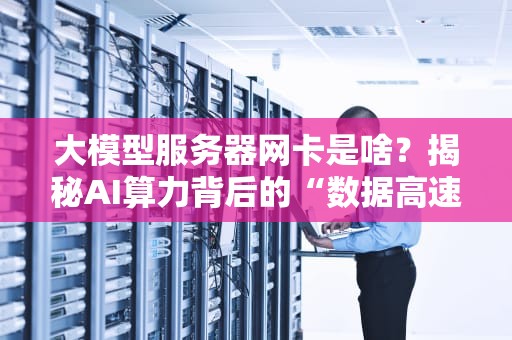 大模型服务器网卡是啥？揭秘AI算力背后的“数据高速公路”！（附选购避坑指南）