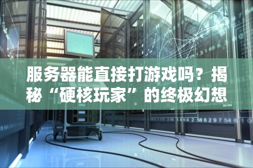 服务器能直接打游戏吗？揭秘“硬核玩家”的终极幻想与现实差距