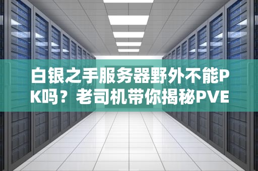 白银之手服务器野外不能PK吗？老司机带你揭秘PVE服的“爱与和平”