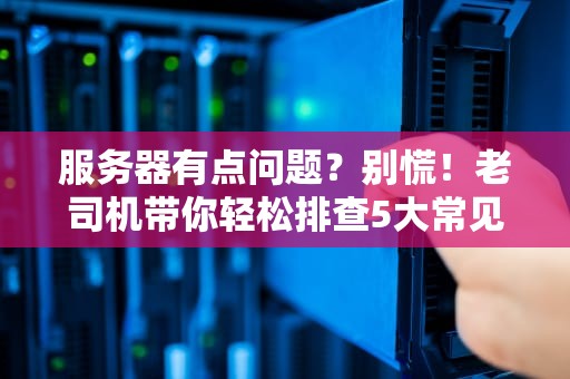 服务器有点问题？别慌！老司机带你轻松排查5大常见故障