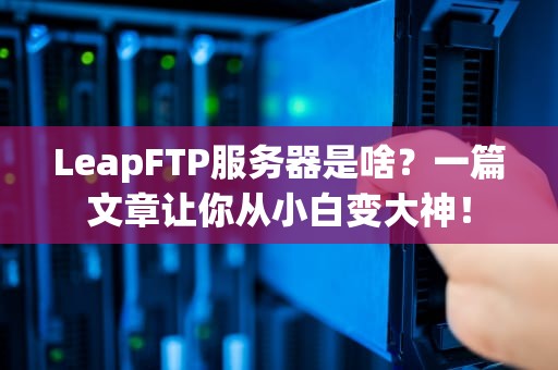 LeapFTP服务器是啥？一篇文章让你从小白变大神！