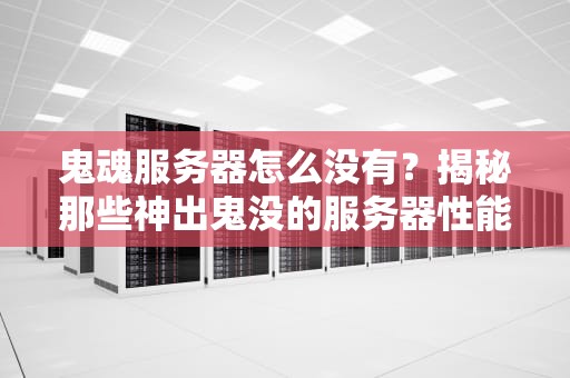 鬼魂服务器怎么没有？揭秘那些神出鬼没的服务器性能之谜！