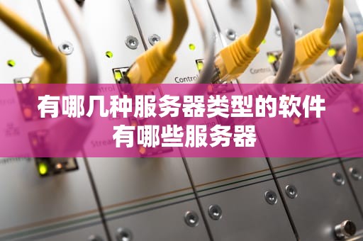 有哪几种服务器类型的软件 有哪些服务器