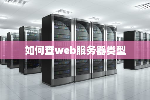 如何查web服务器类型