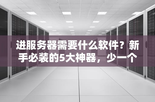 进服务器需要什么软件？新手必装的5大神器，少一个都算输！