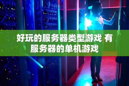 好玩的服务器类型游戏 有服务器的单机游戏