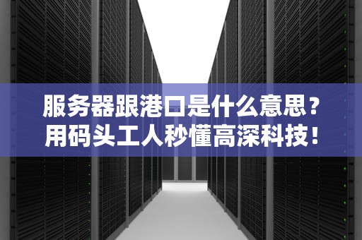 服务器跟港口是什么意思？用码头工人秒懂高深科技！