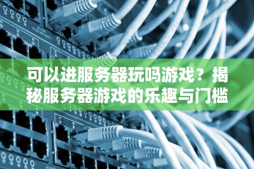 可以进服务器玩吗游戏？揭秘服务器游戏的乐趣与门槛！
