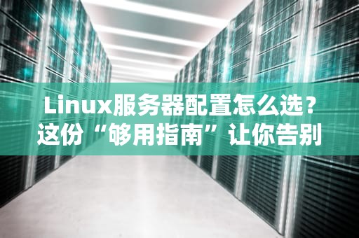 Linux服务器配置怎么选？这份“够用指南”让你告别选择困难症！