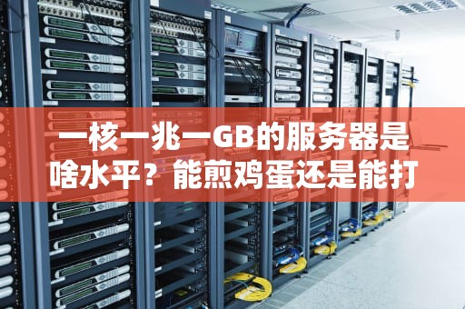 一核一兆一GB的服务器是啥水平？能煎鸡蛋还是能打游戏？