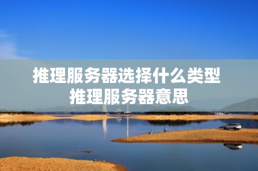 推理服务器选择什么类型 推理服务器意思