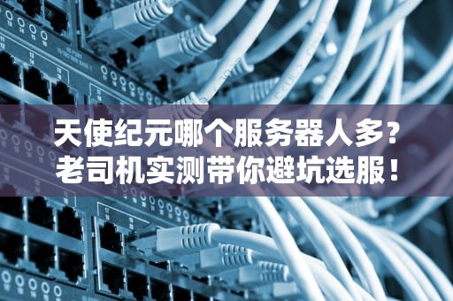 天使纪元哪个服务器人多？老司机实测带你避坑选服！