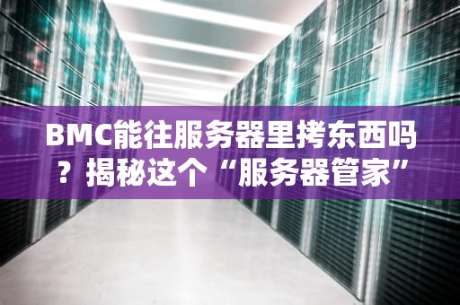BMC能往服务器里拷东西吗？揭秘这个“服务器管家”的神奇功能！