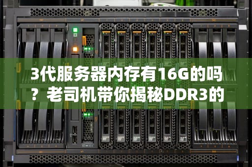 3代服务器内存有16G的吗？老司机带你揭秘DDR3的大肚量！