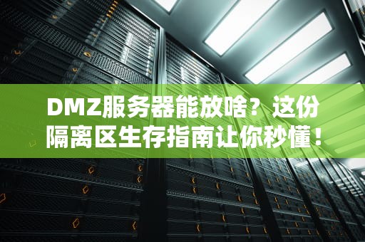 DMZ服务器能放啥？这份隔离区生存指南让你秒懂！