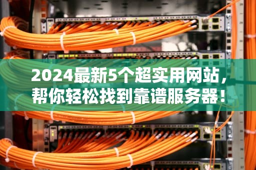 2024最新5个超实用网站，帮你轻松找到靠谱服务器！老司机实测推荐