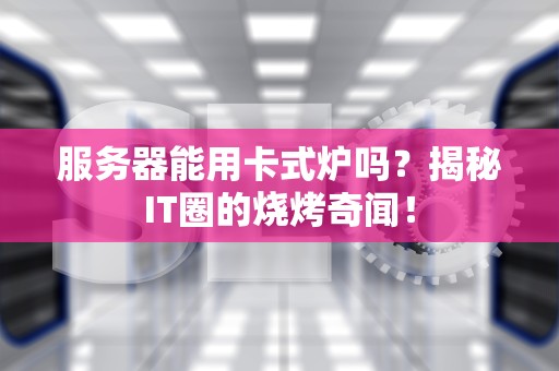 服务器能用卡式炉吗？揭秘IT圈的烧烤奇闻！