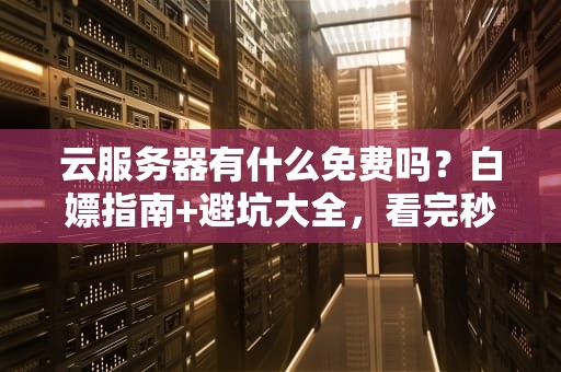 云服务器有什么免费吗？白嫖指南+避坑大全，看完秒懂！