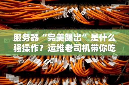 服务器“完美踢出”是什么骚操作？运维老司机带你吃透这波黑话！