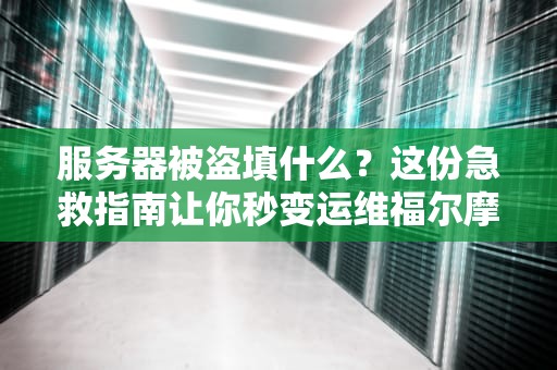 服务器被盗填什么？这份急救指南让你秒变运维福尔摩斯！