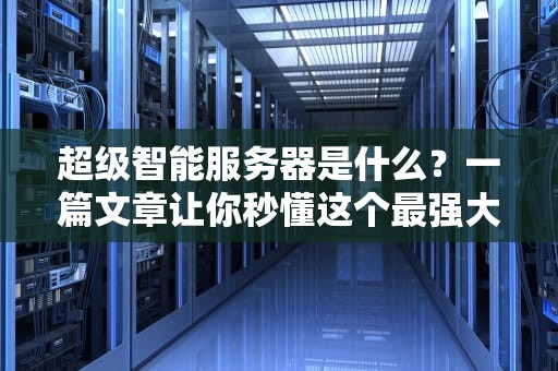 超级智能服务器是什么？一篇文章让你秒懂这个最强大脑！