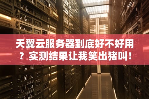 天翼云服务器到底好不好用？实测结果让我笑出猪叫！