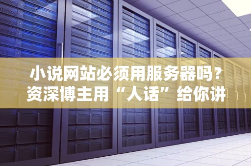 小说网站必须用服务器吗？资深博主用“人话”给你讲明白！