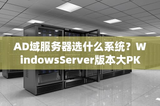 AD域服务器选什么系统？WindowsServer版本大PK，看完这篇不踩坑！