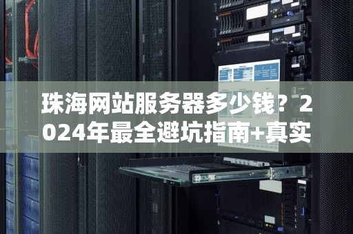 珠海网站服务器多少钱？2024年最全避坑指南+真实价格表！