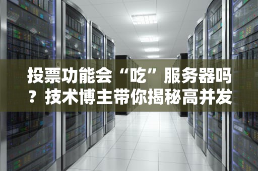 投票功能会“吃”服务器吗？技术博主带你揭秘高并发下的性能真相！