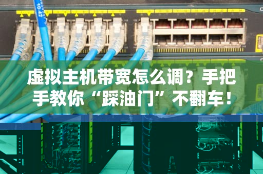 虚拟主机带宽怎么调？手把手教你“踩油门”不翻车！