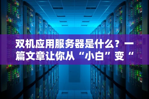 双机应用服务器是什么？一篇文章让你从“小白”变“大神”！