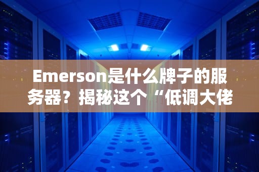 Emerson是什么牌子的服务器？揭秘这个“低调大佬”的硬核实力！