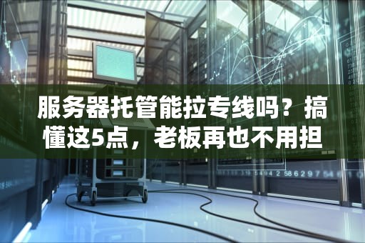 服务器托管能拉专线吗？搞懂这5点，老板再也不用担心网速卡成PPT！