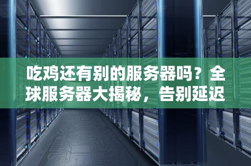吃鸡还有别的服务器吗？全球服务器大揭秘，告别延迟卡顿！
