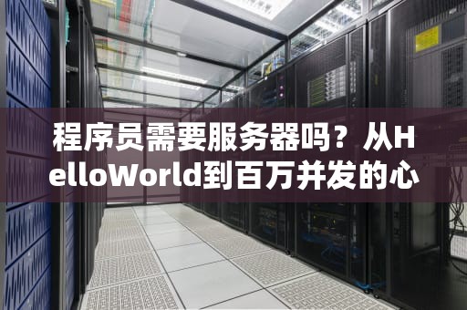 程序员需要服务器吗？从HelloWorld到百万并发的心路历程