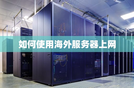 如何使用海外服务器上网
