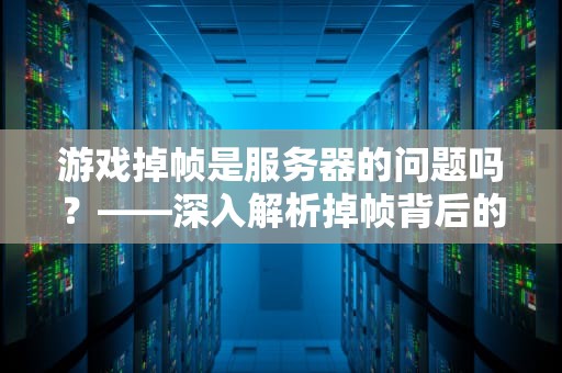 游戏掉帧是服务器的问题吗？——深入解析掉帧背后的真凶