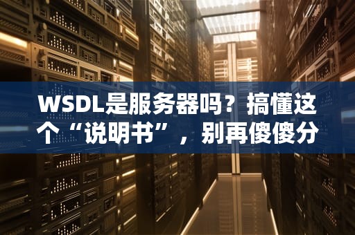 WSDL是服务器吗？搞懂这个“说明书”，别再傻傻分不清！