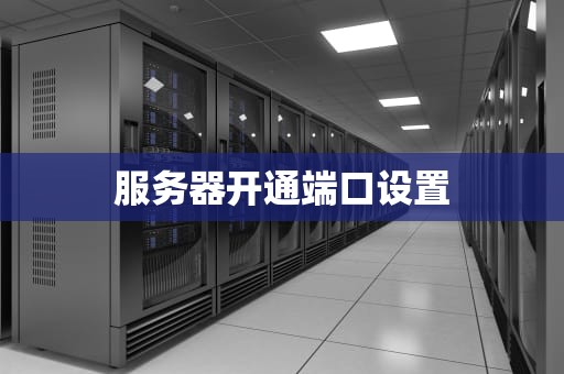 服务器开通端口设置