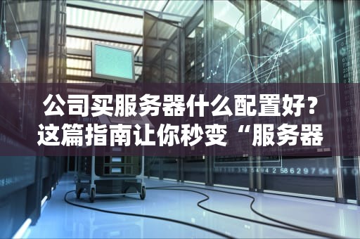 公司买服务器什么配置好？这篇指南让你秒变“服务器老司机”！