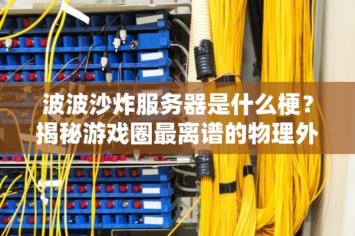 波波沙炸服务器是什么梗？揭秘游戏圈最离谱的物理外挂！