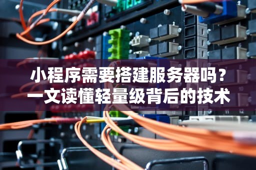 小程序需要搭建服务器吗？一文读懂轻量级背后的技术真相！